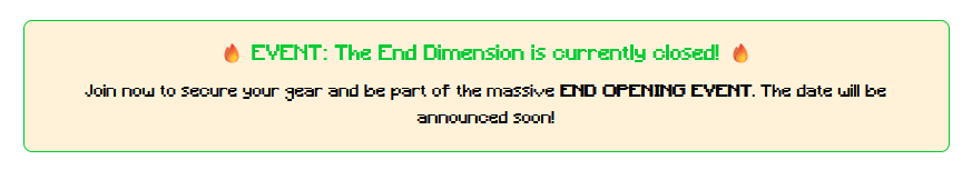 Survival Online End Event