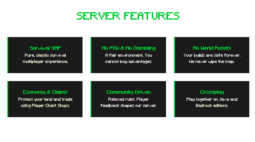 Survival Online Features